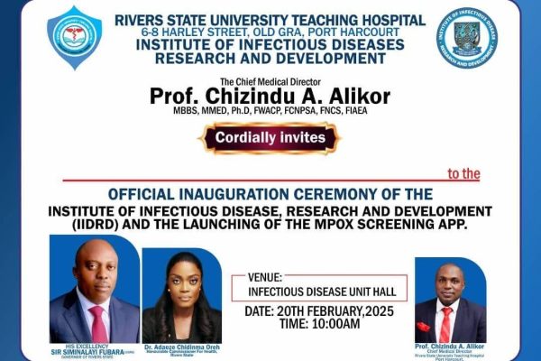 Official inauguration ceremony of the Institute of Infectious Disease, Research and Development