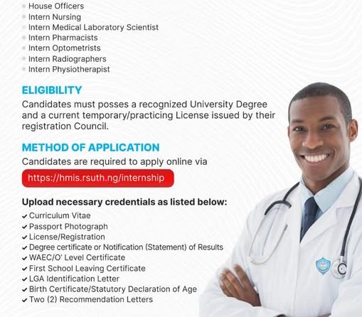 Extention of RSUTH internship application deadline to 17th April, 2025